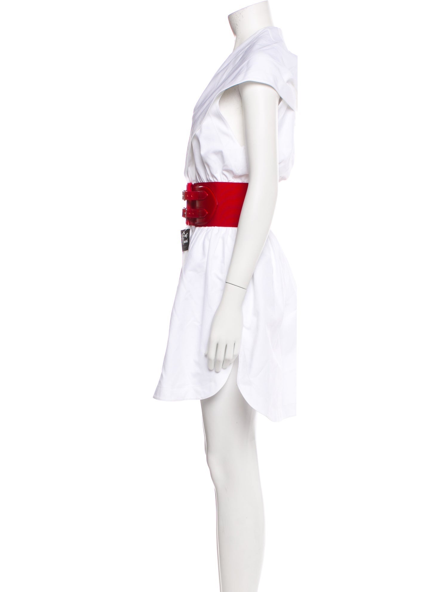 Alaïa Colorblock Pattern Knee-Length Dress