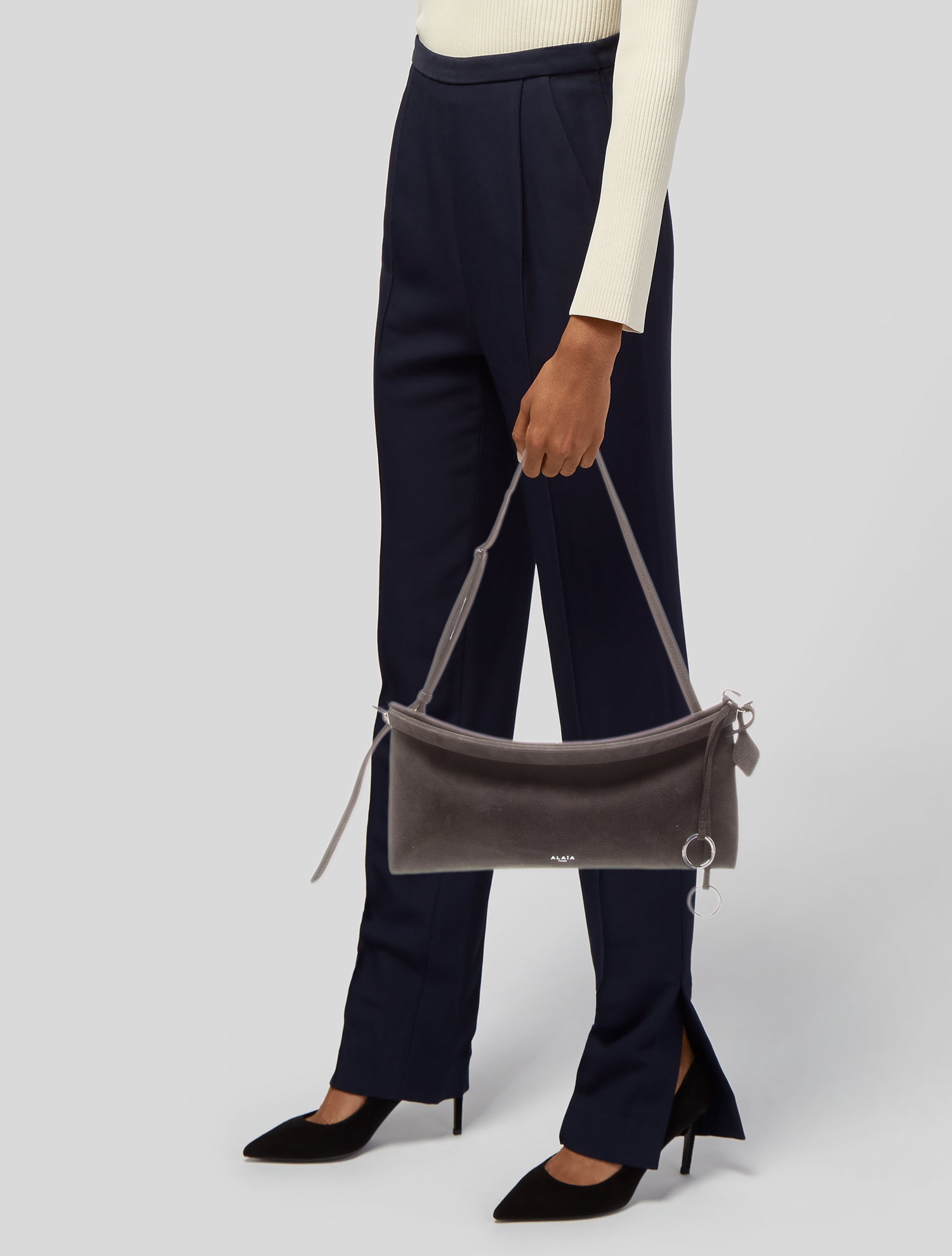 Alaïa Nubuck Le Click Medium