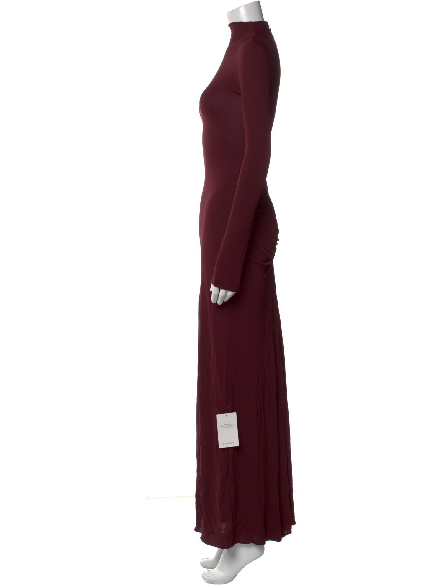Alaïa Mock Neck Long Dress