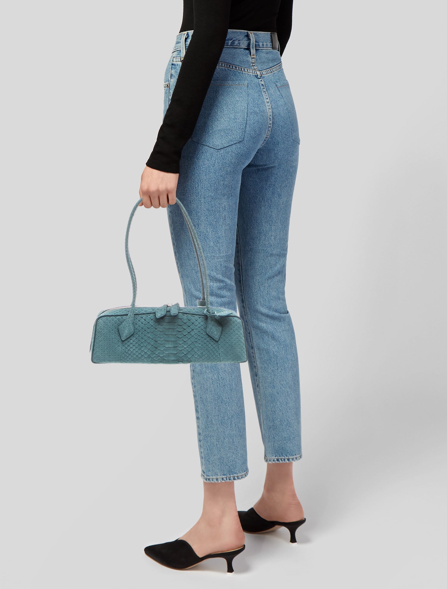 Alaïa Snakeskin Le Teckel Medium