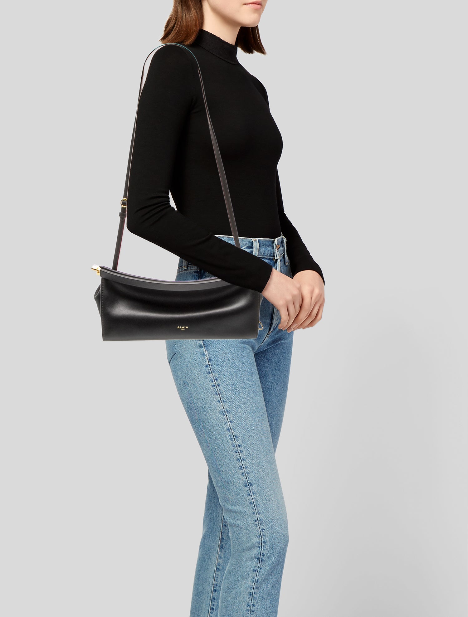 Alaïa Leather Le Click Medium