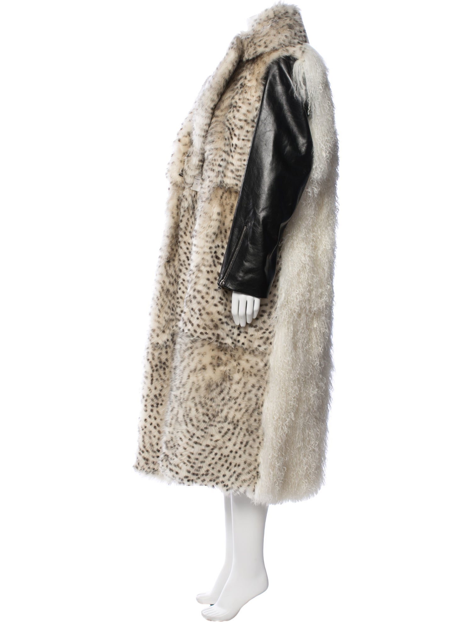 Alaïa 2022 Fur Faux Fur Coat w/ Tags