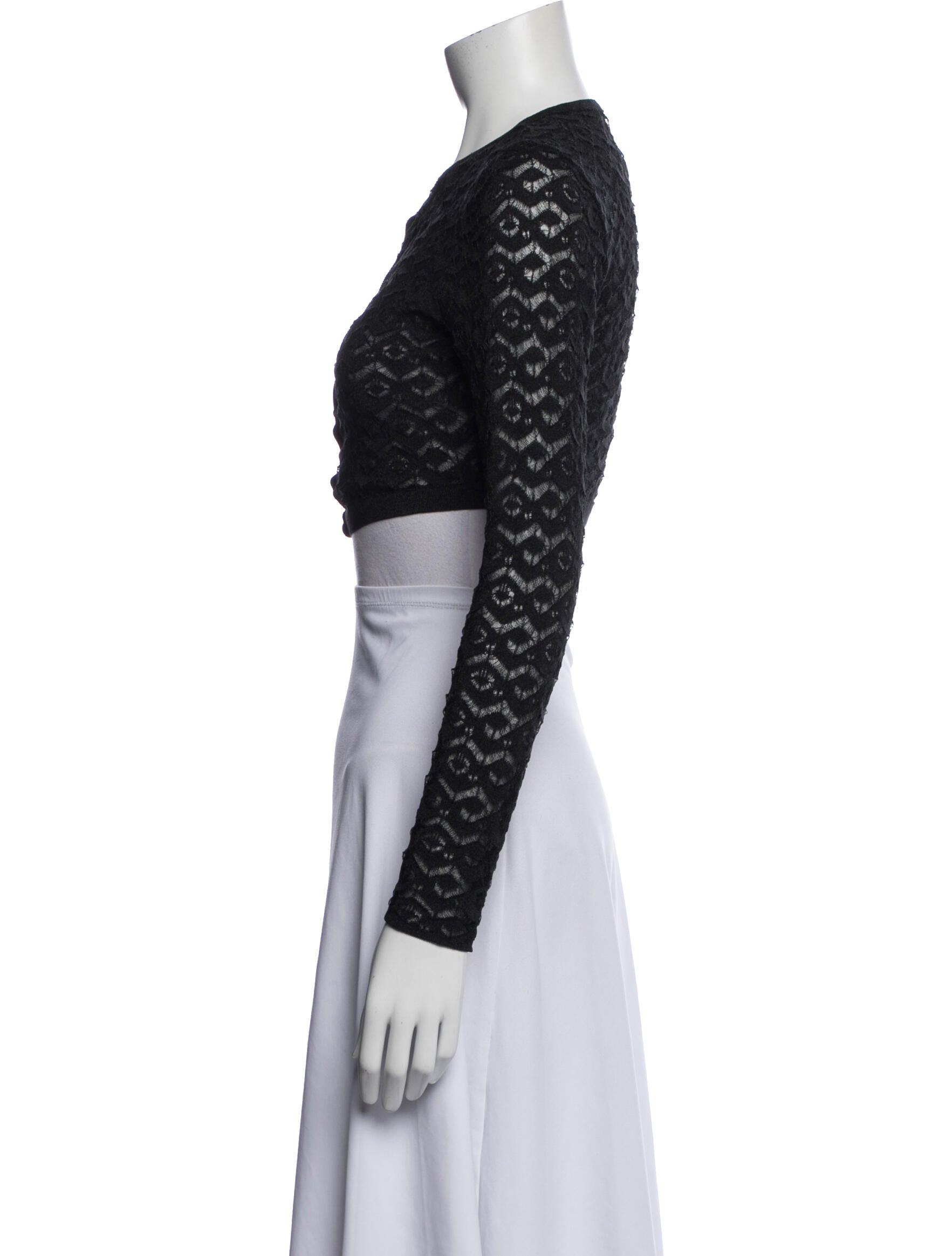 Alaïa Lace Pattern Bolero