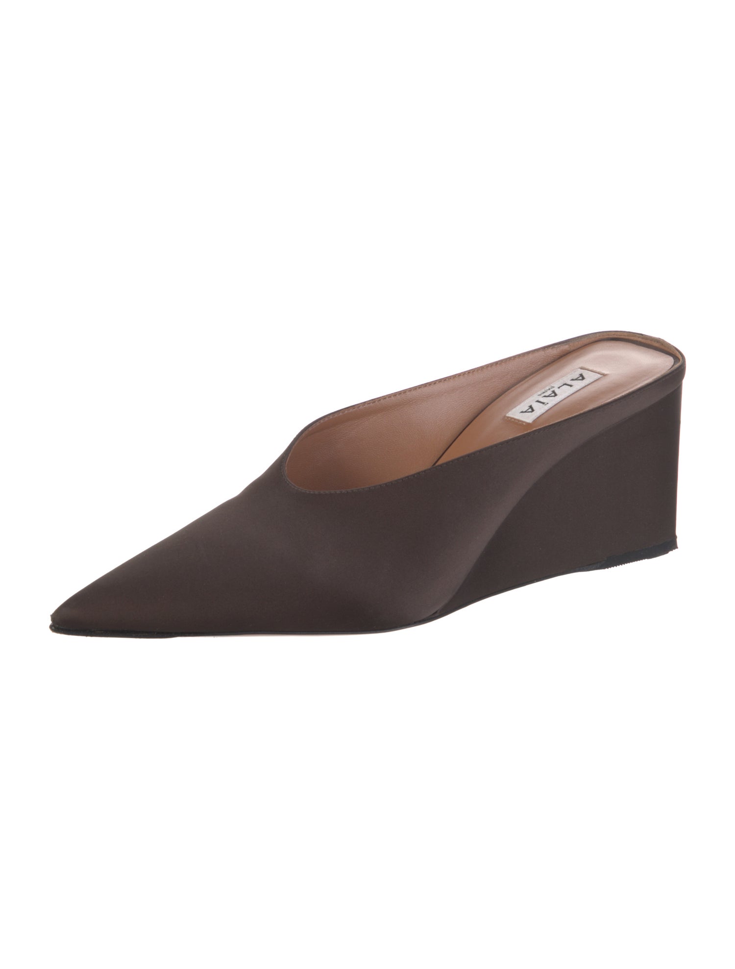 Prada Brocade Peep-Toe Mules - Green Pumps, Shoes - PRA180375
