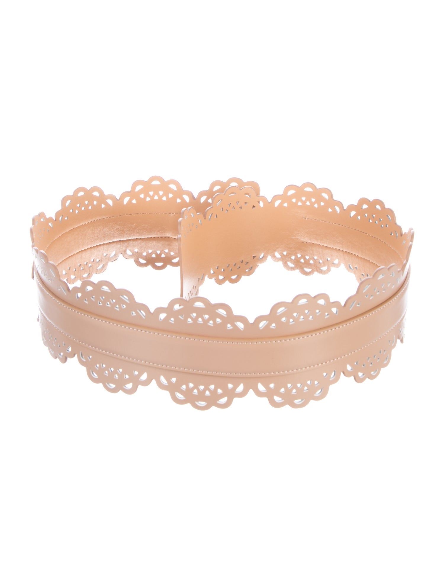 Alaïa Wide Leather Waist Belt
