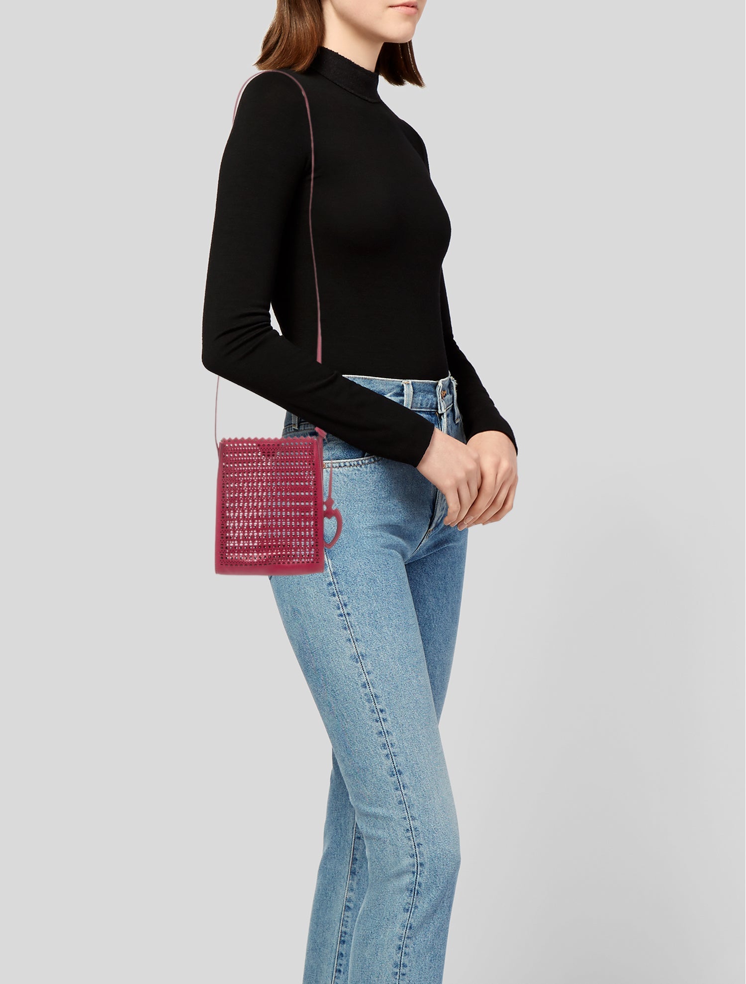 Alaïa Leather Crossbody Bag