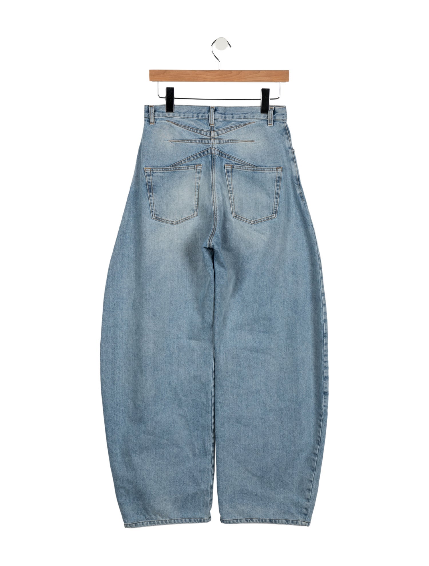 Alaïa High-Rise Wide Leg Jeans