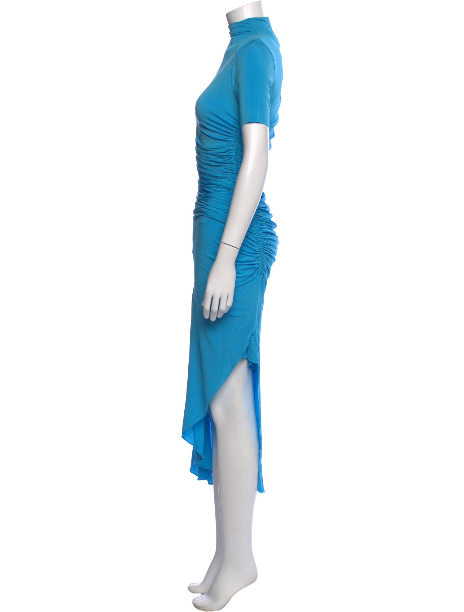 Alaïa Mock Neck Long Dress