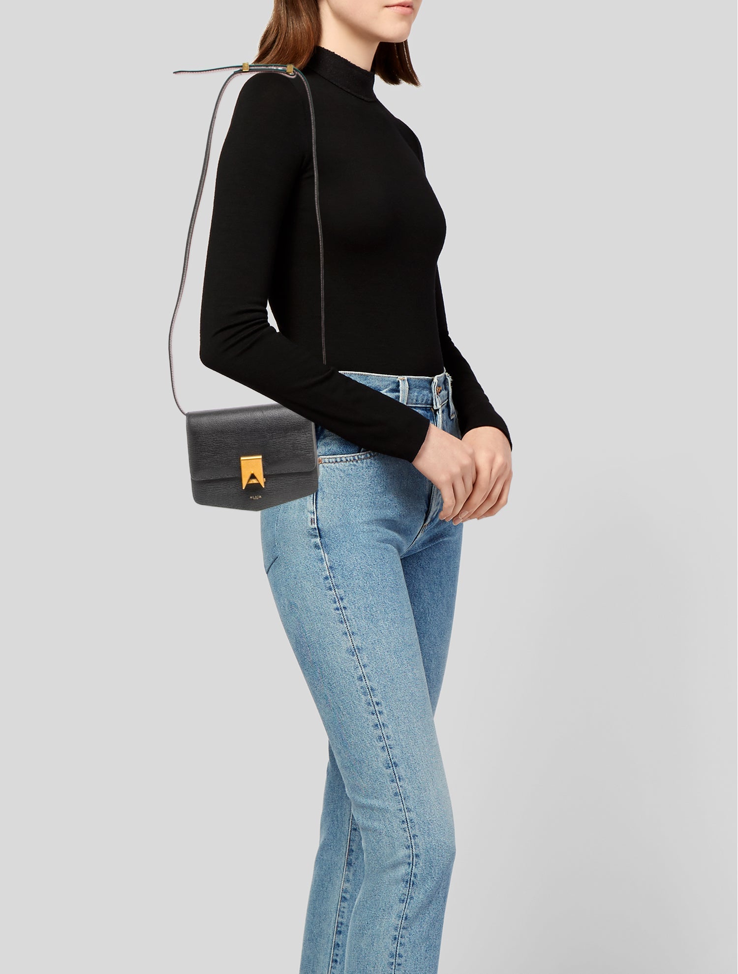 Alaïa Leather Le Papa Small