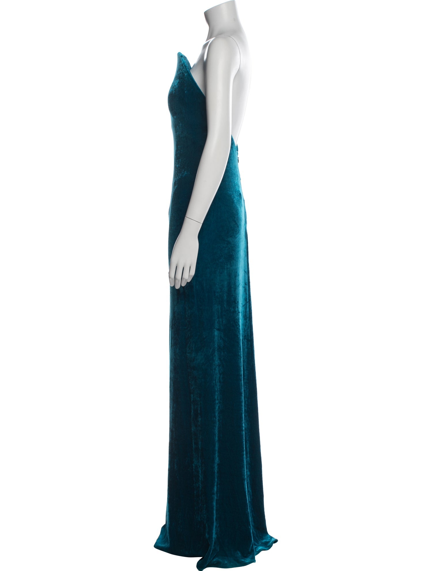 Alaïa Strapless Long Dress