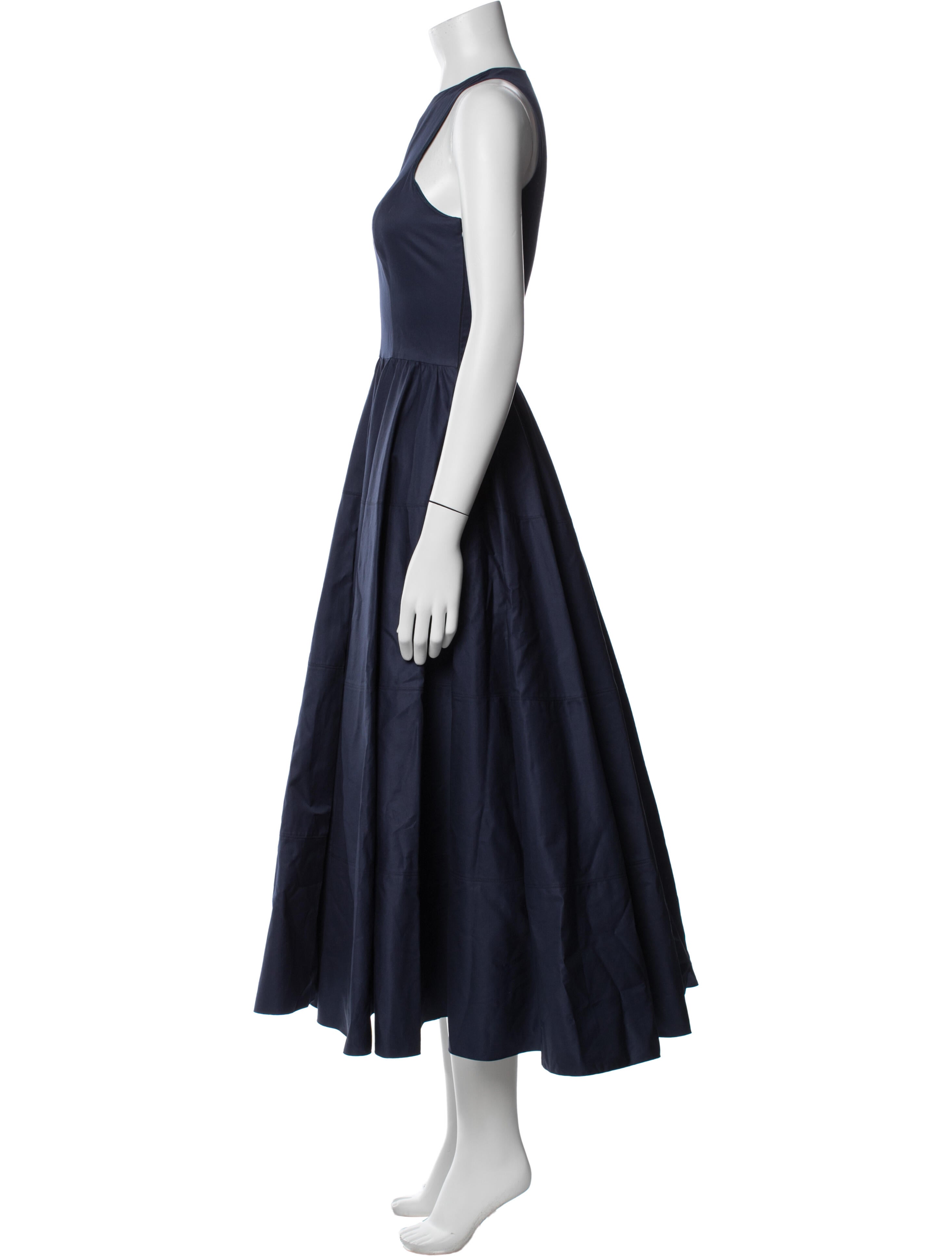 Alaïa Asymmetrical Midi Length Dress