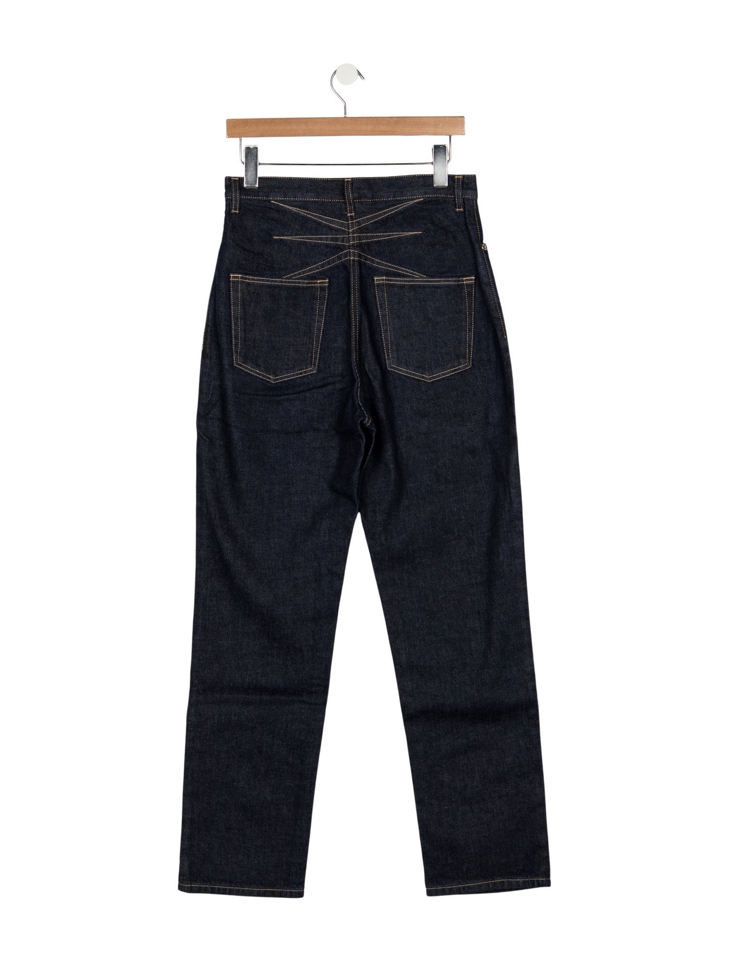 Alaïa High-Rise Straight Leg Jeans w/ Tags