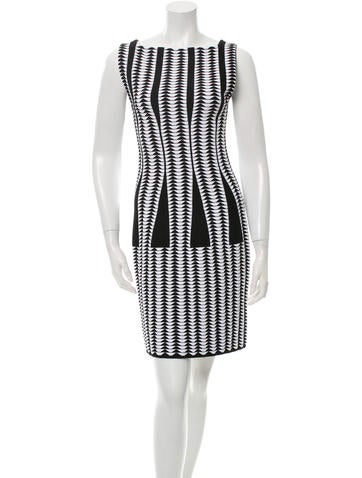 Alaïa Patterned Sheath Dress