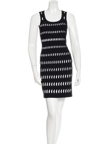 Alaïa Sleeveless Fit and Flare Dress