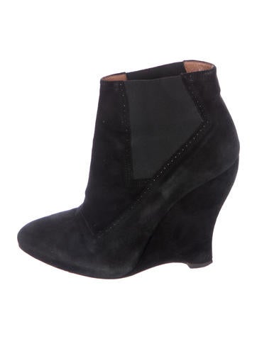Alaïa Wedge Ankle Boots