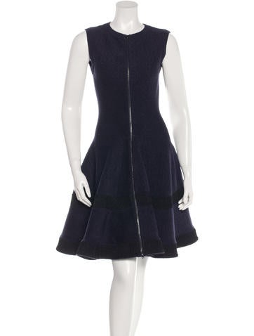 Alaïa Sleeveless Fit and Flare Dress