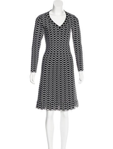 Alaïa Patterned Sheath Dress