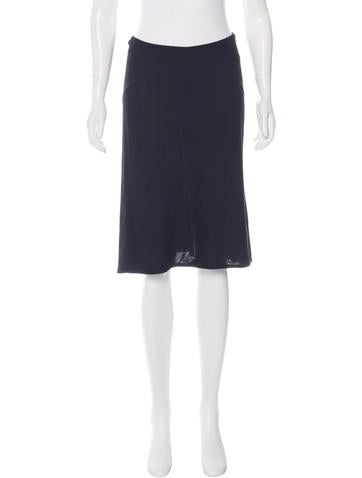 Alaïa Flared Knee-Length Skirt