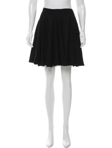 Alaïa Textured Circle Skirt