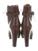 Alaïa Lace-Up Platform Ankle Boots