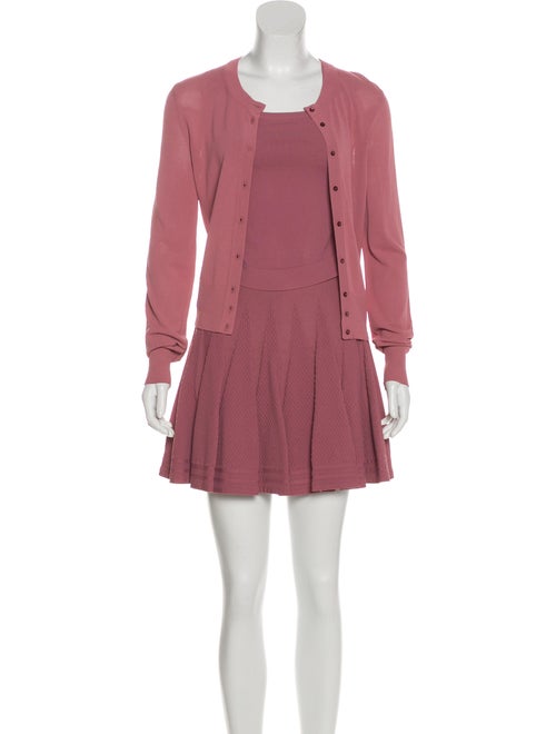 Alaïa Three-Piece Skirt Set. Mauve