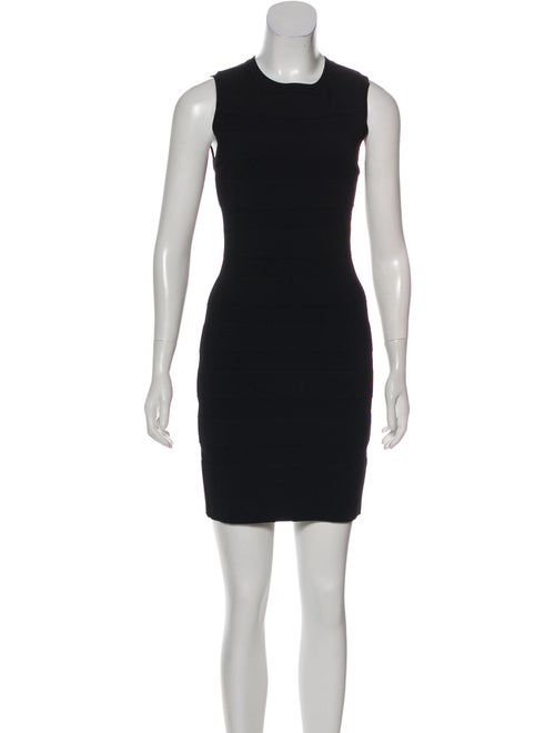 Alaïa Sleeveless Bodycon Dress Black