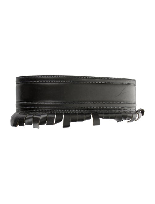 Alaïa Leather Waist Belt Navy
