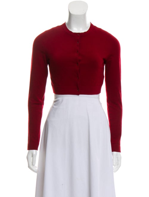 Alaïa Wool Cropped Cardigan