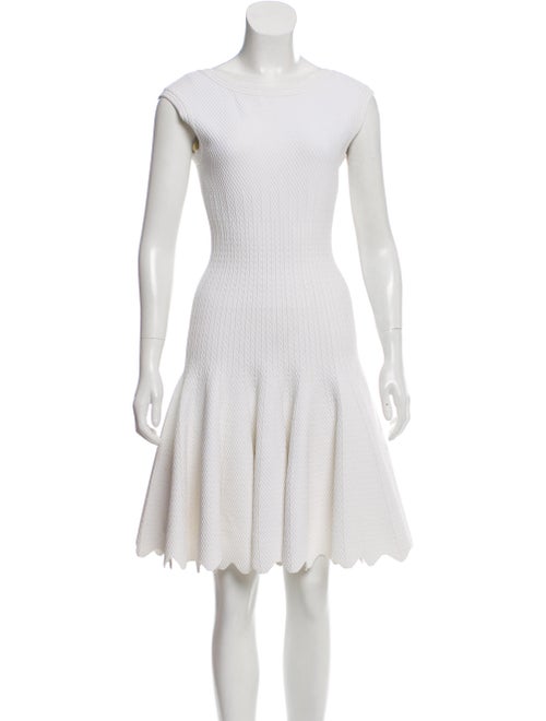 Alaïa Sleeveless Mini Dress White