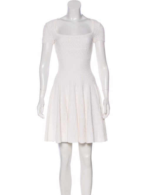 Alaïa Fit & Flare Knit Dress
