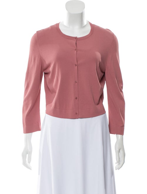Alaïa Lightweight Knit Shrug Pink