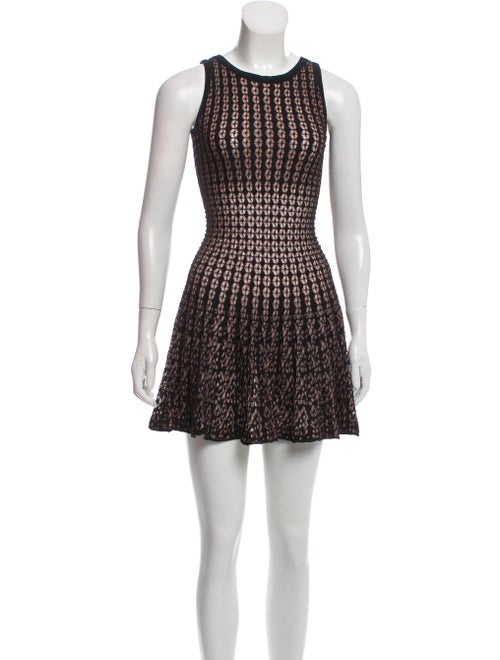 Alaïa Lace Mini Dress Black