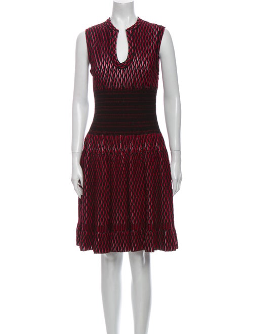 Alaïa Wool Knee-Length Dress Wool