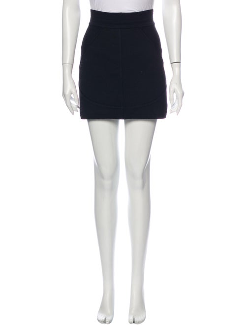 Alaïa Virgin Wool Mini Skirt Wool