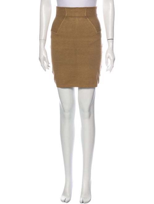 Alaïa Mini Skirt Brown
