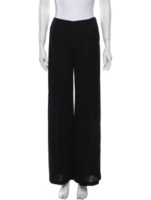 Alaïa Wide Leg Pants Black