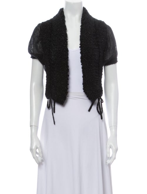Alaïa Mohair Mock Neck Sweater Black