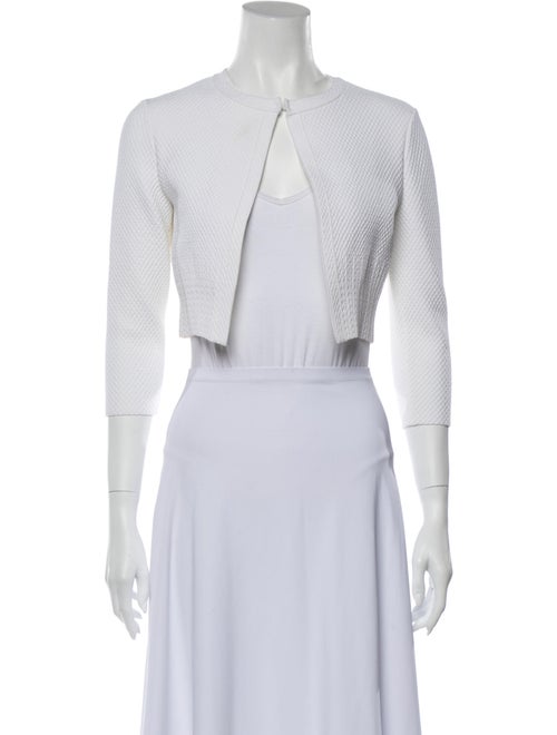 Alaïa Crew Neck Sweater White