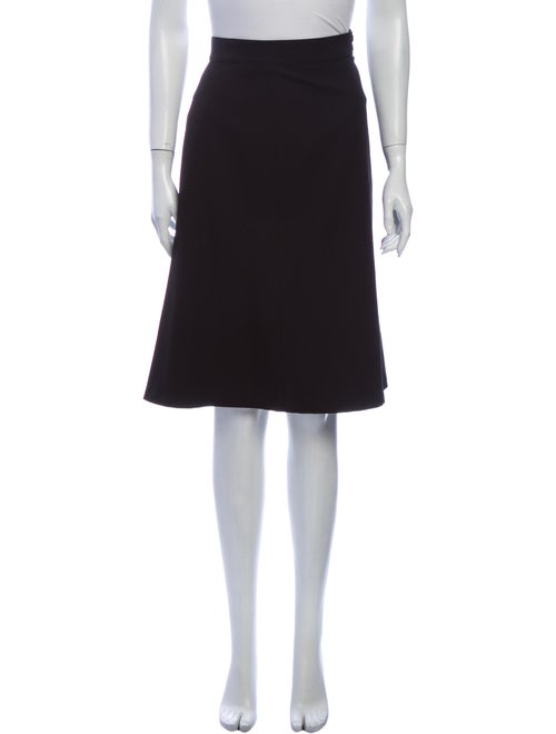 Alaïa Wool Knee-Length Skirt Wool
