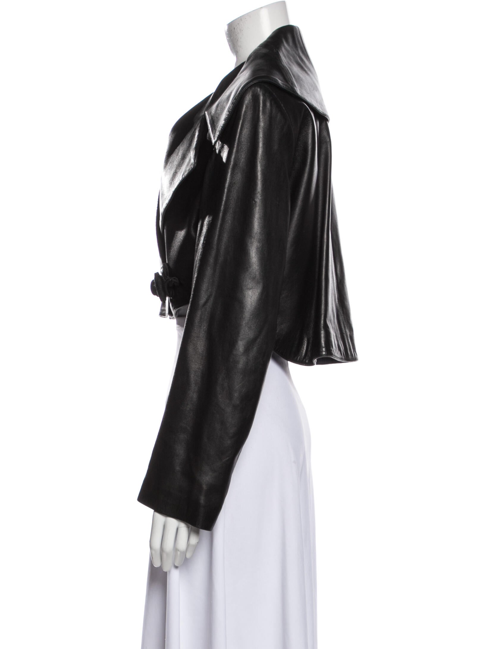 Alaïa Vintage Leather Biker Jacket 