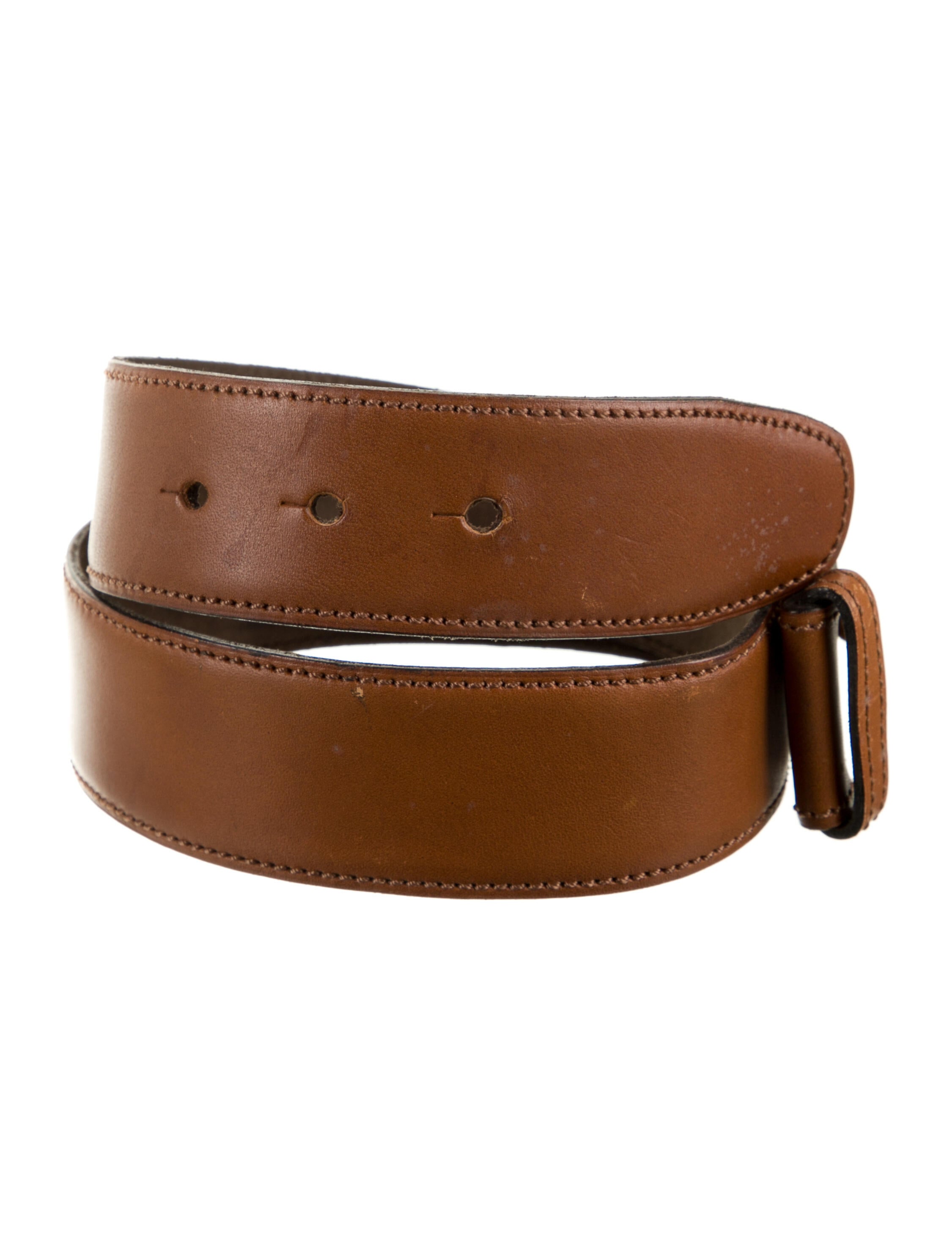 Alaïa Leather Belt Kit Brown Belts, Accessories AL269492 The RealReal