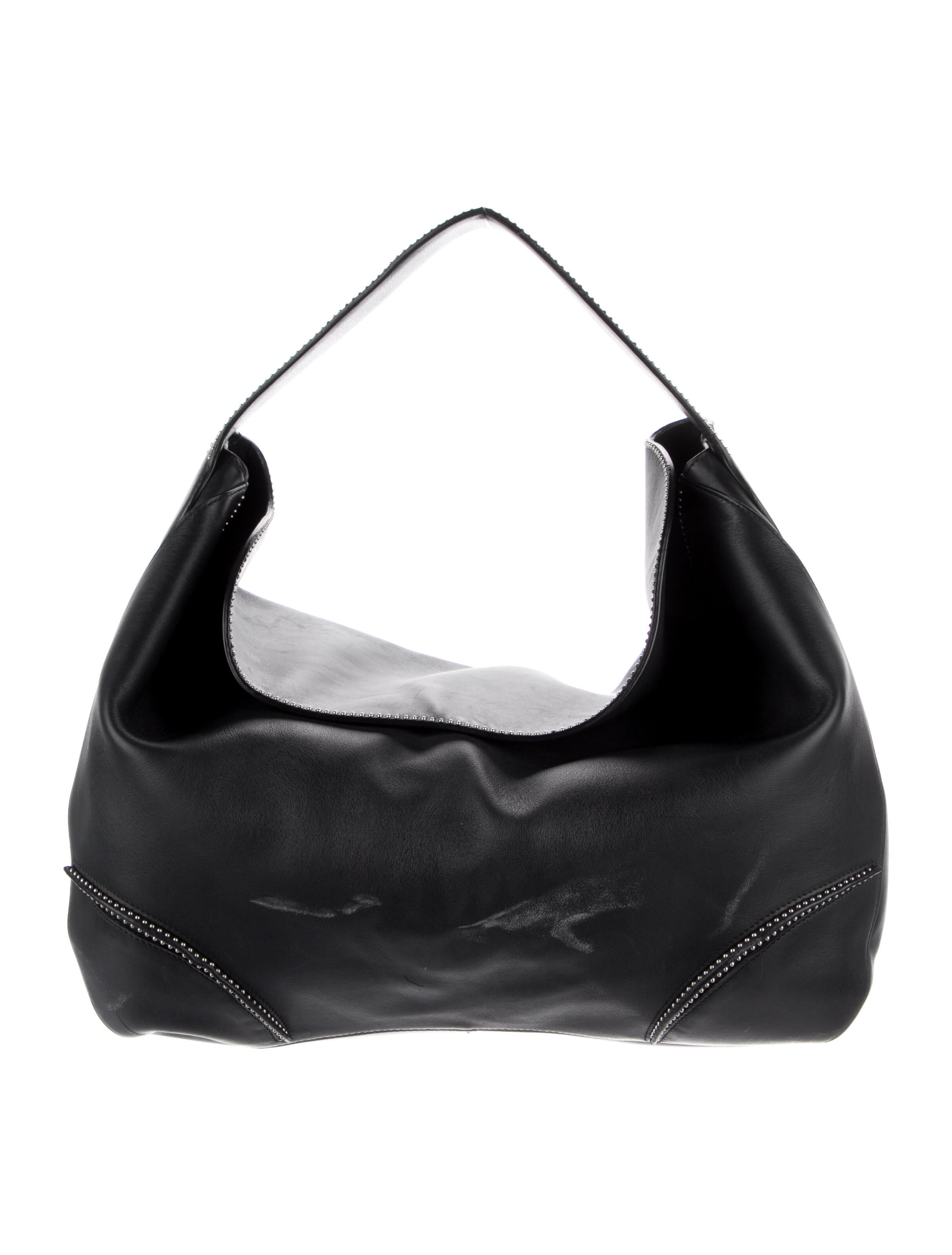 Ala a Leather Hobo Bag Black Hobos Handbags AL282057 The RealReal