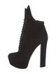 Alaïa Suede Lace-Up Boots