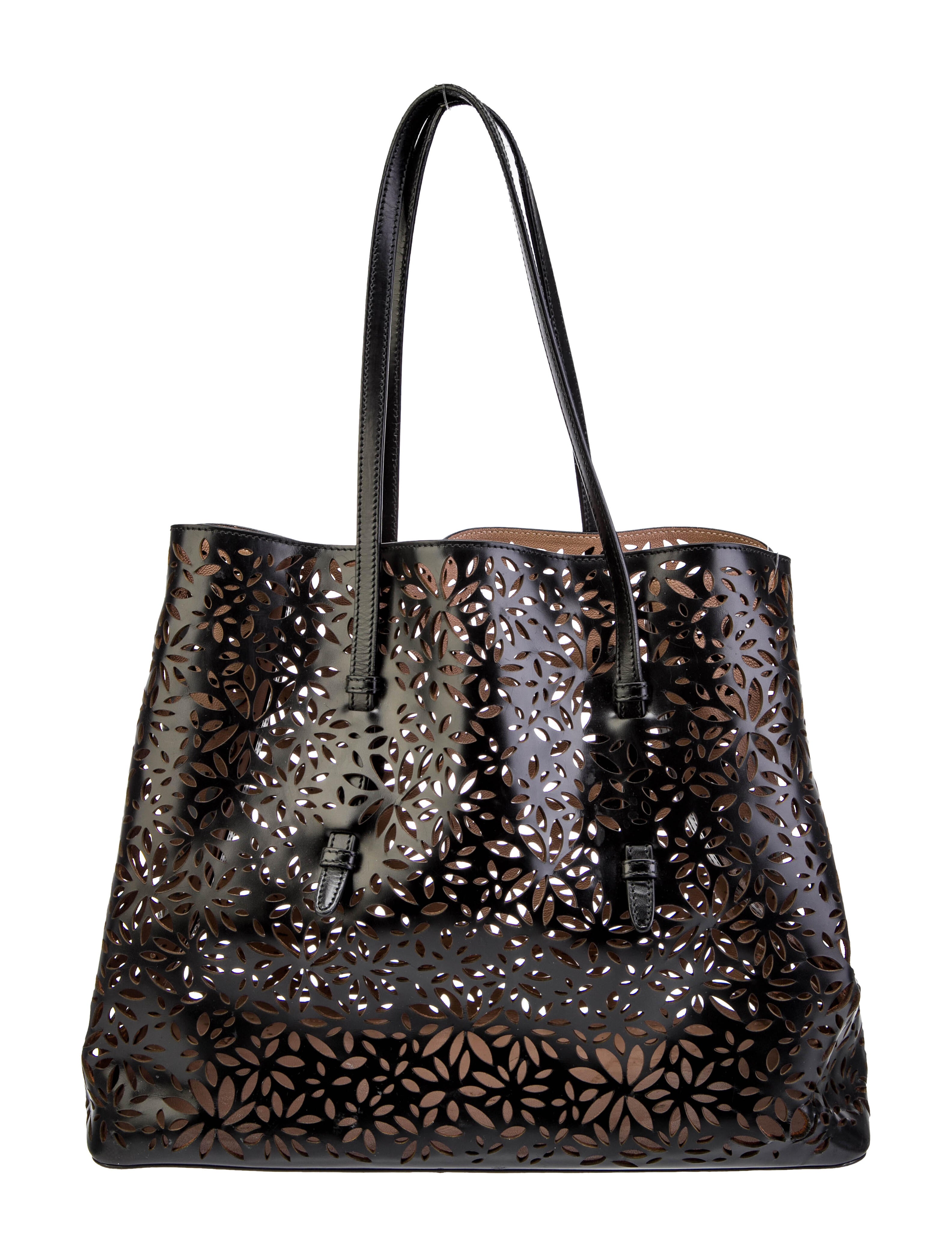 Alaïa Lasercut Tote Bag Black Totes, Handbags AL285947 The RealReal