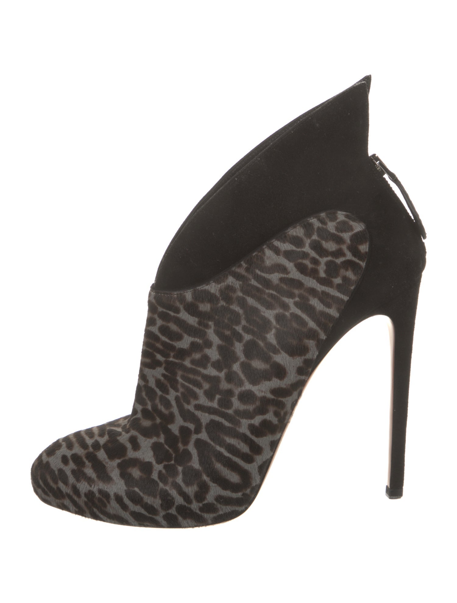 Alaïa Calf Hair Animal Print Boots