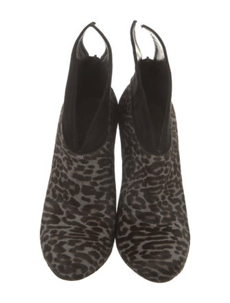 Alaïa Calf Hair Animal Print Boots