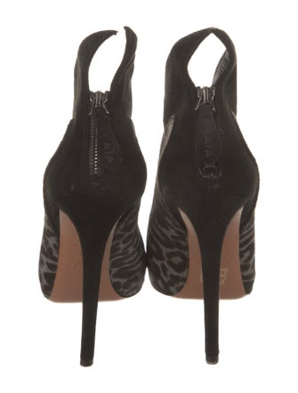 Alaïa Calf Hair Animal Print Boots