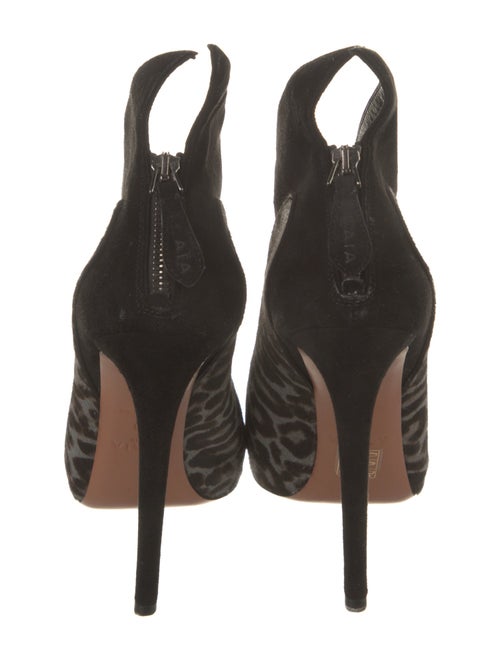 Alaïa Calf Hair Animal Print Boots