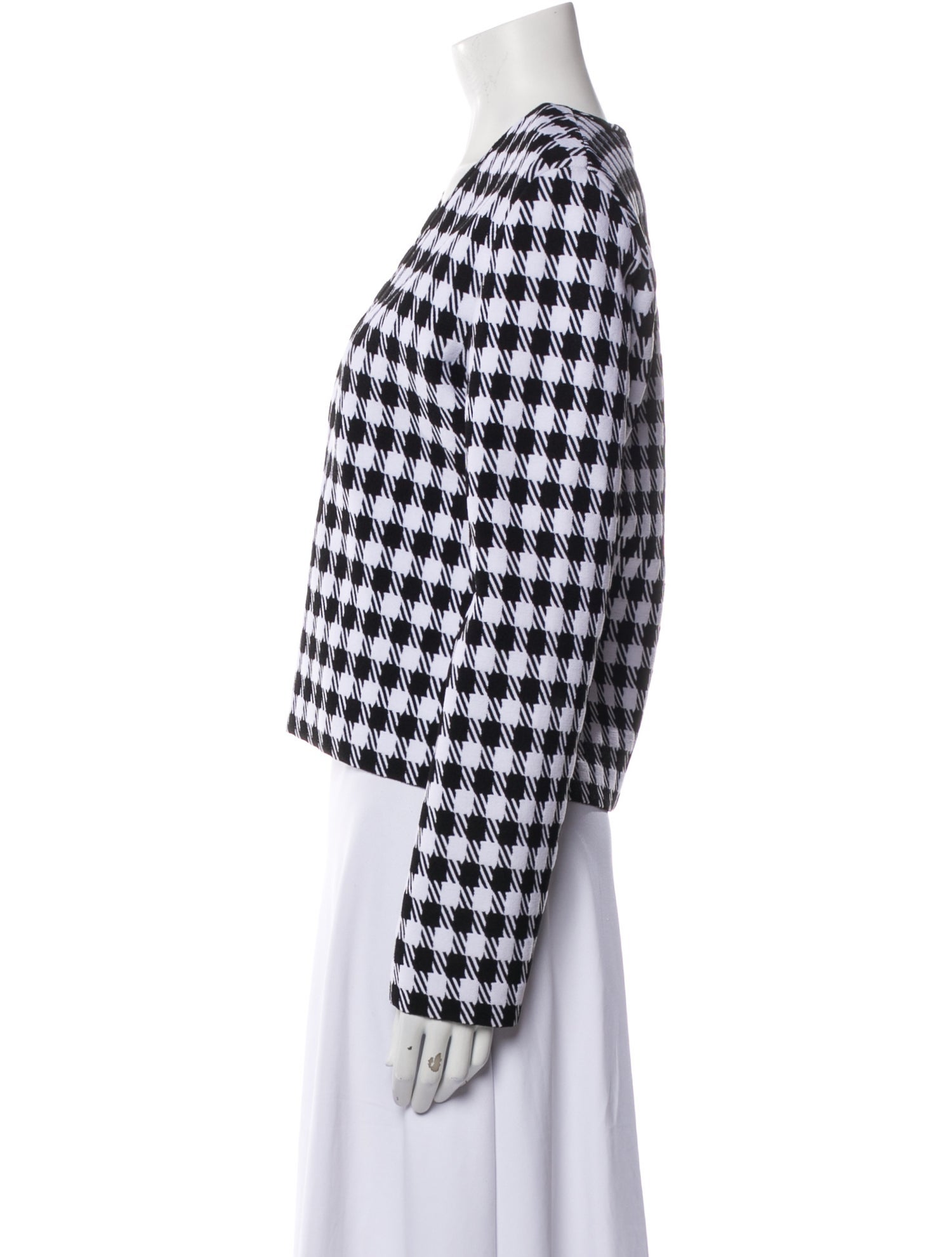 Alaïa Plaid Print Evening Jacket w/ Tags