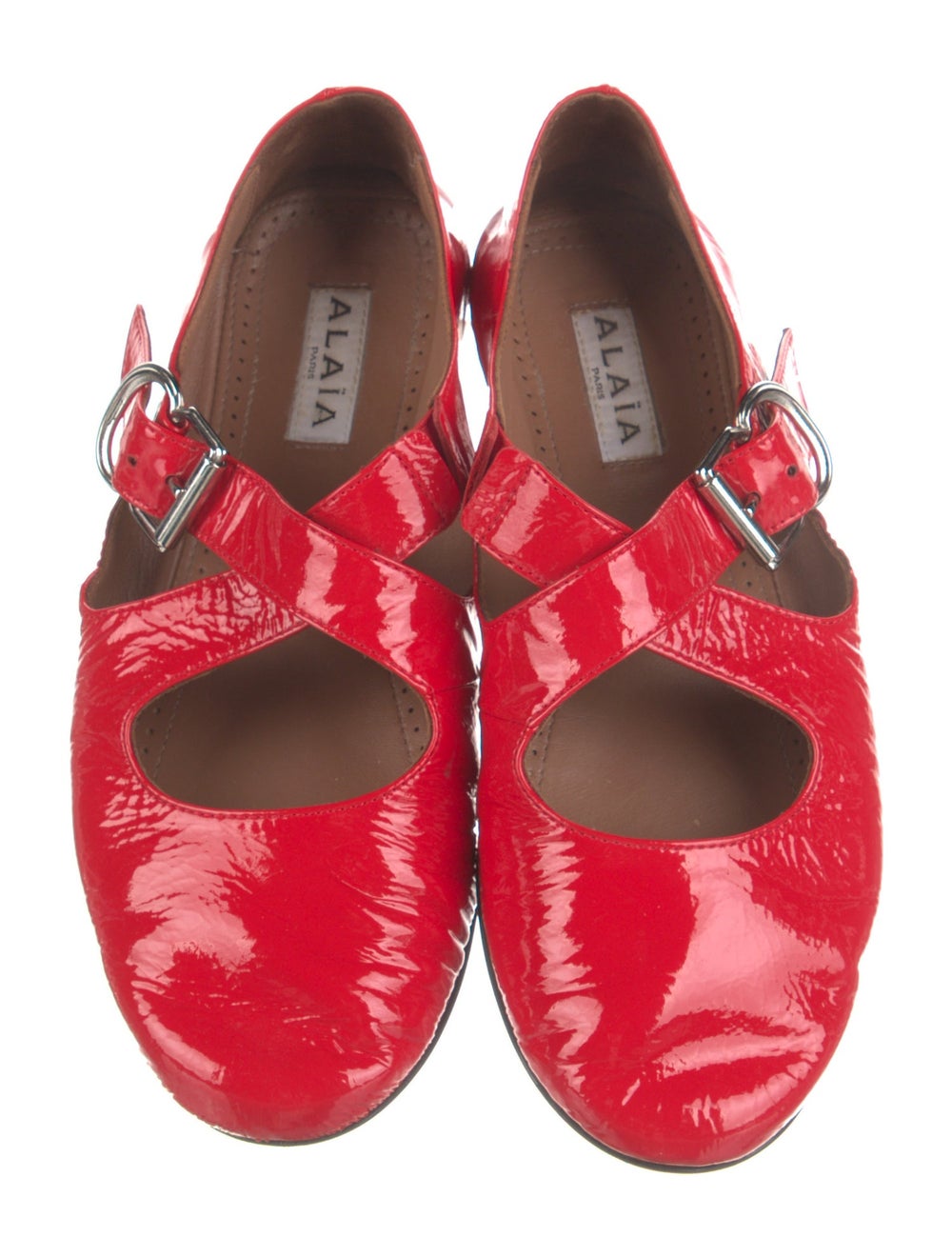 patent mary jane flats